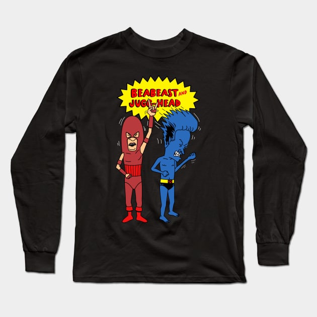 Funny Cool Mutant Superhero Villain 90's Cartoon Parody Long Sleeve T-Shirt by BoggsNicolas